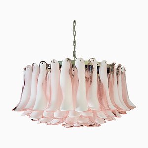 Murano Pink Petals Chandelier, 1990s-OVO-1703050