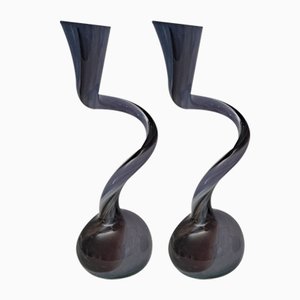 Murano Sculptured Vases, Set of 2-HIT-898234