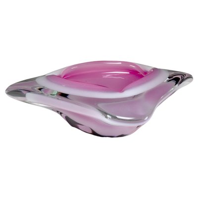 Murano Sommerso Ashtray by Venetria Oball, 1980s-GXL-1281313