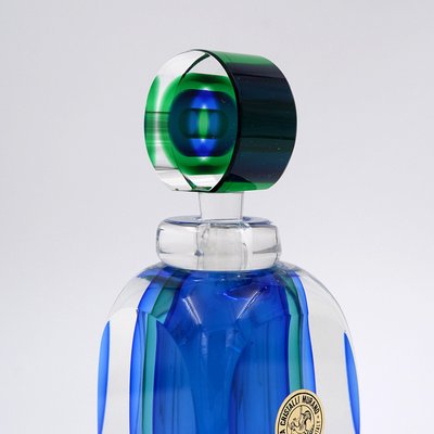 Murano Sommerso Glass Perfume Bottle by Luigi Onesto-NYF-2019131