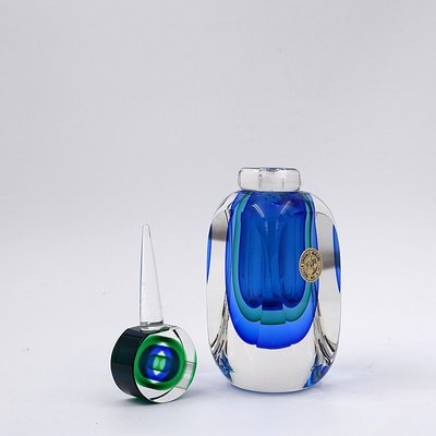 Murano Sommerso Glass Perfume Bottle by Luigi Onesto-NYF-2019131