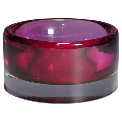 Murano Submerged Bowl by Mario Pinzoni for Seguso, 1969-KJP-1149517