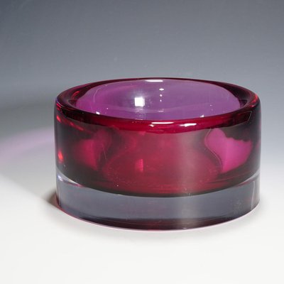 Murano Submerged Bowl by Mario Pinzoni for Seguso, 1969-KJP-1149517