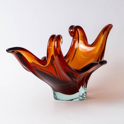 Murano Submerged Glass BowlfFrom Brothers Toso, 1960s-IXK-1313253