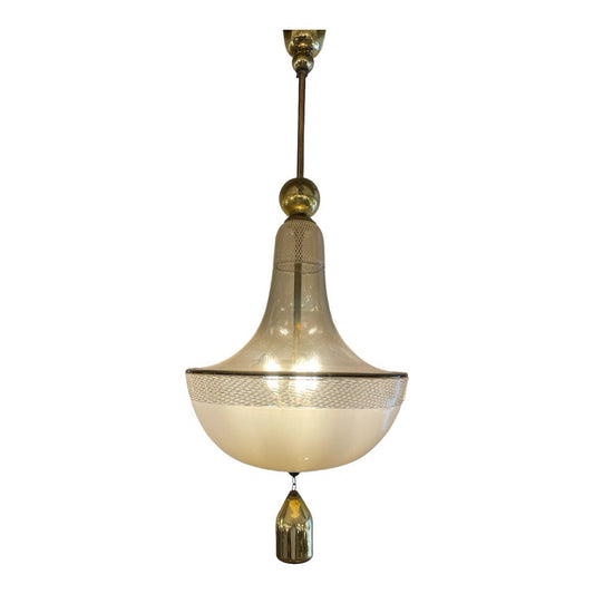 Murano Suspended Light by Venini, 1940