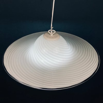 Murano Swirl Glass Pendant Lamp from Vetri, Italy, 1970s-WQC-1402444