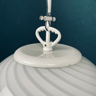 Murano Swirl Glass Pendant Lamp from Vetri, Italy, 1970s-WQC-1402444