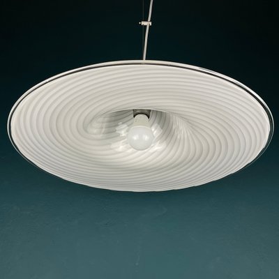 Murano Swirl Glass Pendant Lamp from Vetri, Italy, 1970s-WQC-1402444