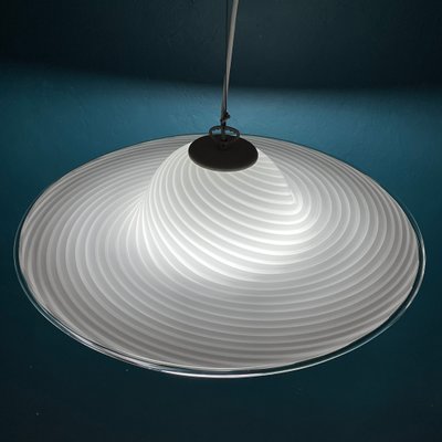 Murano Swirl Glass Pendant Lamp from Vetri, Italy, 1970s-WQC-1402444