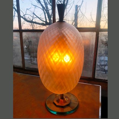 Murano Table Lamp by Fontana Arte, 1950s-HWV-584550