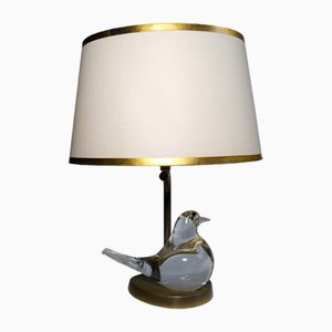 Murano Table Lamp Glass Dove, 1950s-VTK-2033969