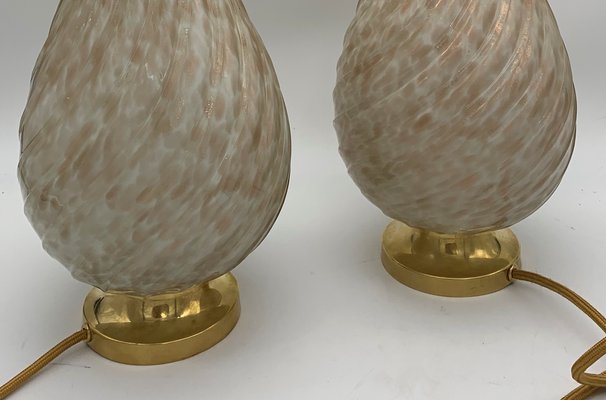 Murano Table Lamps from Avem, Italy, Set of 2-XQC-1346049