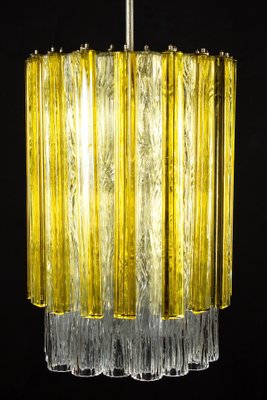 Murano, Tronchi and Gold Triedi Chandelier or Lantern from Venini, 1960s-MBH-1031876