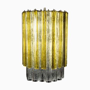 Murano, Tronchi and Gold Triedi Chandelier or Lantern from Venini, 1960s-MBH-1031876