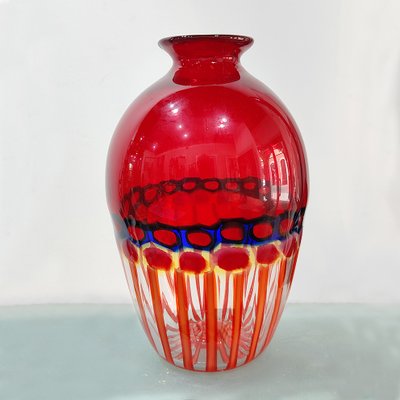 Murrine Incatenate Vase by Anzolo Fuga-TIT-1262813