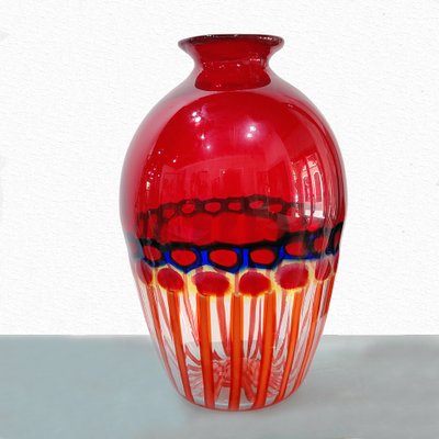 Murrine Incatenate Vase by Anzolo Fuga-TIT-1262813