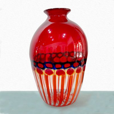 Murrine Incatenate Vase by Anzolo Fuga-TIT-1262813