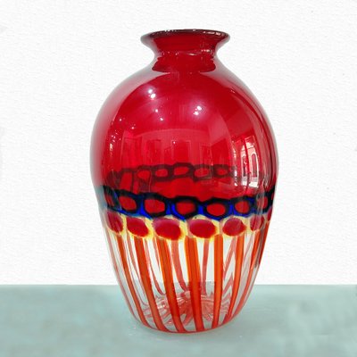 Murrine Incatenate Vase by Anzolo Fuga-TIT-1262813