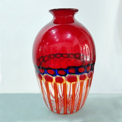 Murrine Incatenate Vase by Anzolo Fuga-TIT-1262813