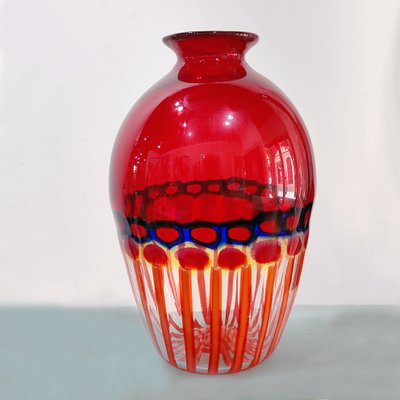 Murrine Incatenate Vase by Anzolo Fuga-TIT-1262813