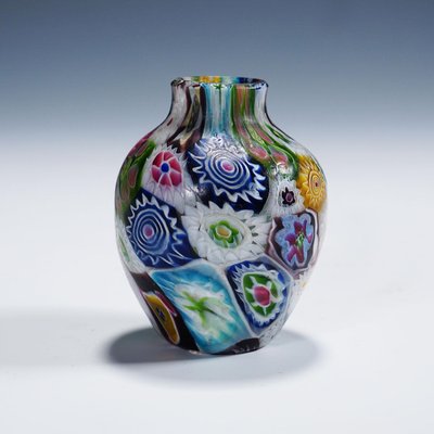 Murrine Vases attributed to Fratelli Toso, Murano, 1890s, Set of 5-KJP-1803455