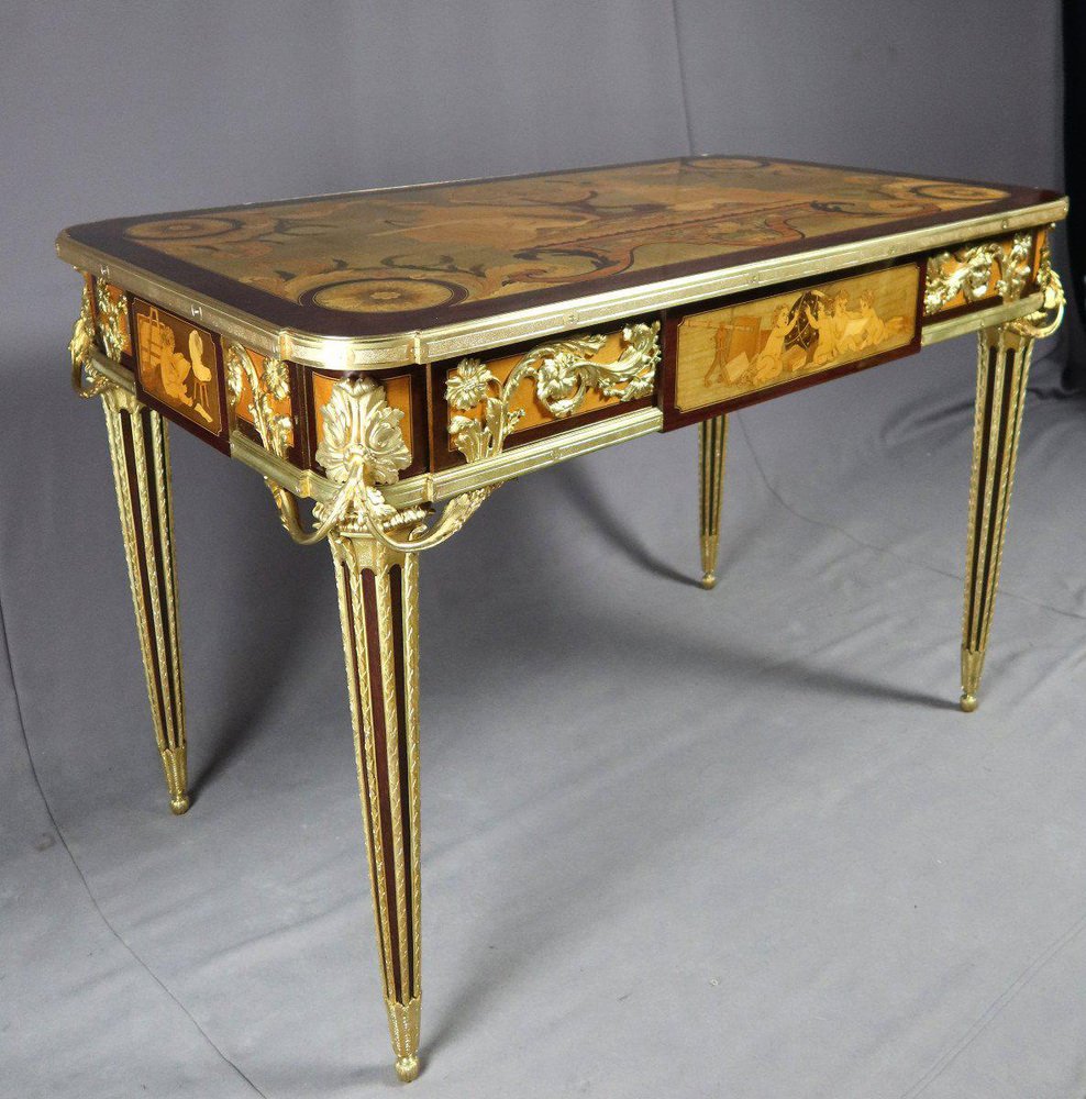 Muses Table in the style of Riesener