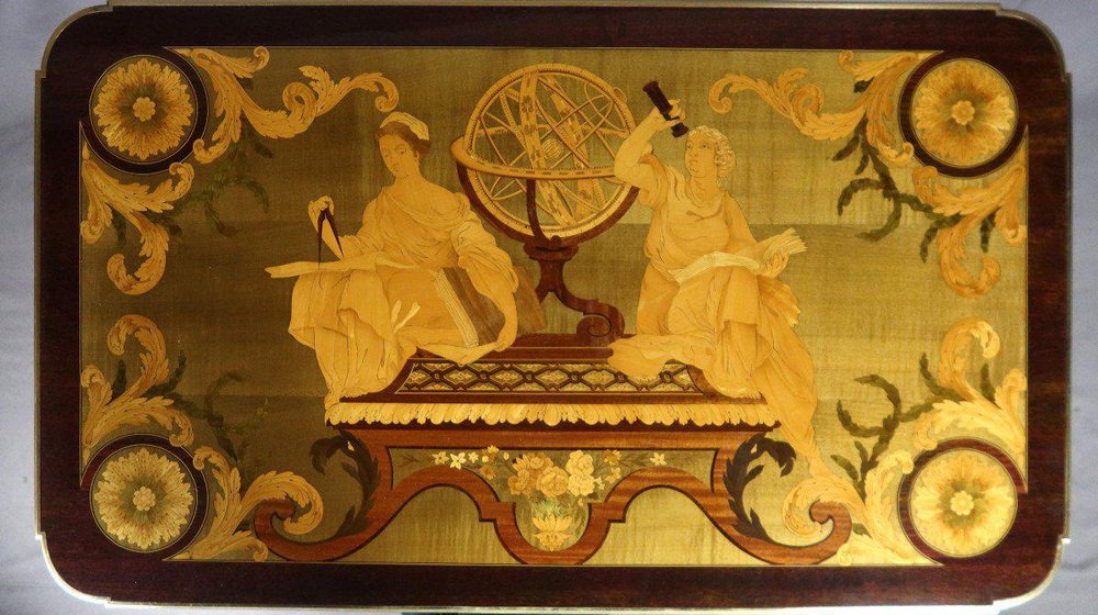 Muses Table in the style of Riesener