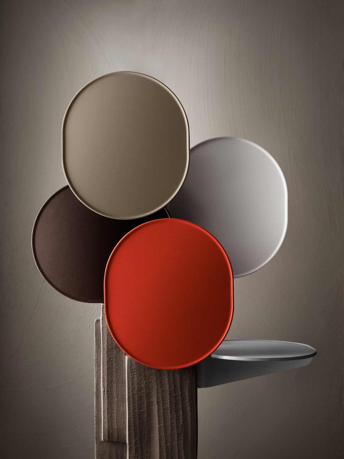 Museum shelf, white