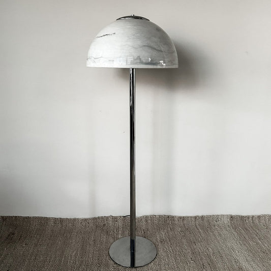 Mushroom Floor Lamp in Marble Look