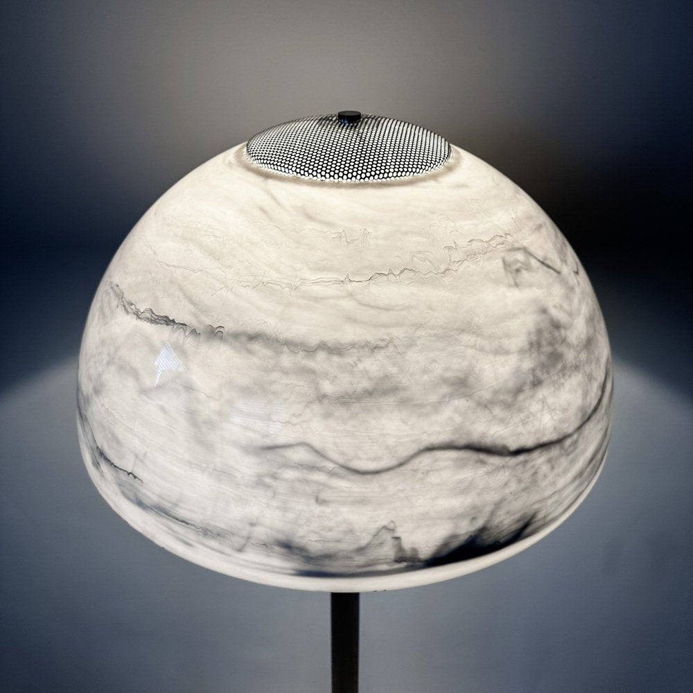 Mushroom Floor Lamp in Marble Look