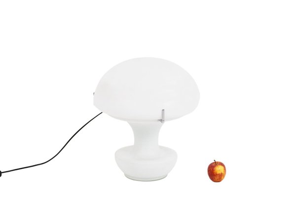 Mushroom Lamp in Opaline Glass, 1970s-CEJ-999324