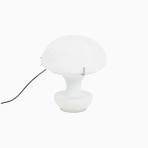 Mushroom Lamp in Opaline Glass, 1970s-CEJ-999324