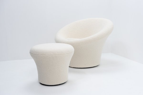 Mushroom Lounge Chair and Ottoman by Pierre Paulin for Artifort, 1990s, Set of 2-TJQ-1932257