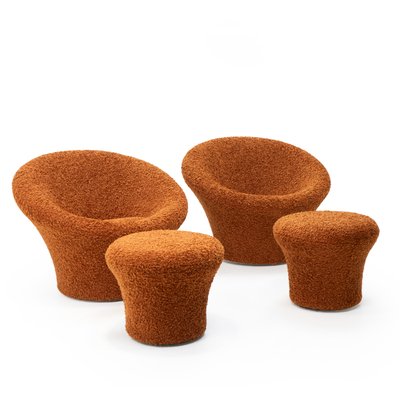 Mushroom Lounge Chair and Ottoman by Pierre Paulin for Artifort, 1990s, Set of 2-TJQ-1972659