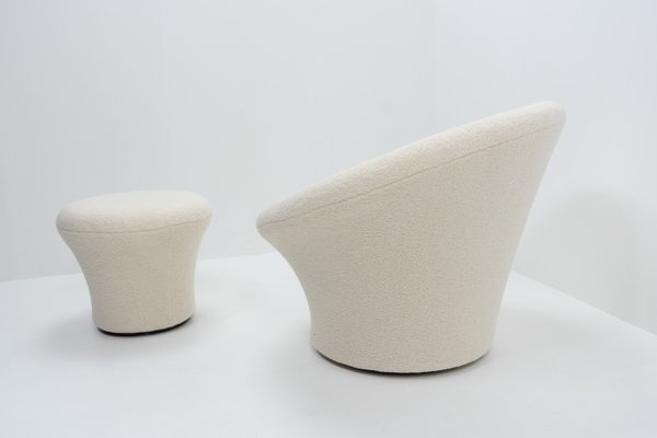 Mushroom Lounge Chair and Ottoman by Pierre Paulin for Artifort, 1990s, Set of 2-TJQ-1932257