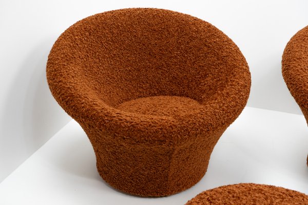 Mushroom Lounge Chair and Ottoman by Pierre Paulin for Artifort, 1990s, Set of 2-TJQ-1972659