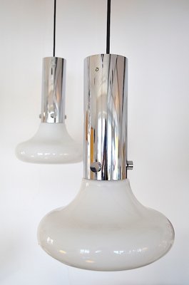 Mushroom Pendant Lamp from Glashütte Limburg, 1960s-OV-872538