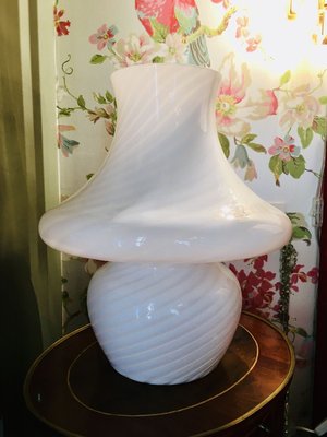 Mushroom Table Lamp from Vetri Di Murano, 1970s-OPE-783541