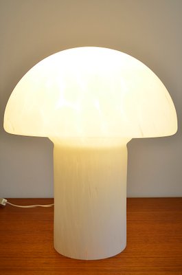 Mushroom Table Lamp in Opaline Glass from Peill & Putzler-OV-2026982