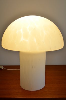 Mushroom Table Lamp in Opaline Glass from Peill & Putzler-OV-2026982