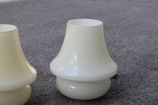 Mushroom Table Lamps from Venini, 1970s, Set of 2-EH-1806377