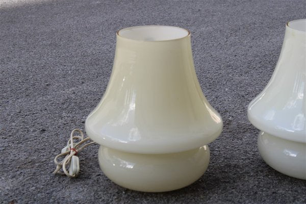 Mushroom Table Lamps from Venini, 1970s, Set of 2-EH-1806377