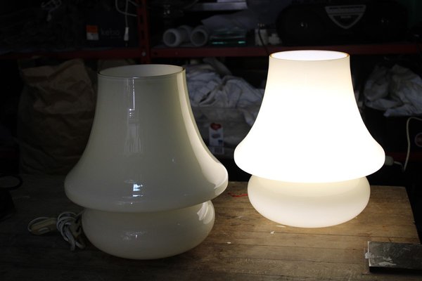 Mushroom Table Lamps from Venini, 1970s, Set of 2-EH-1806377