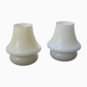 Mushroom Table Lamps from Venini, 1970s, Set of 2-EH-1806377