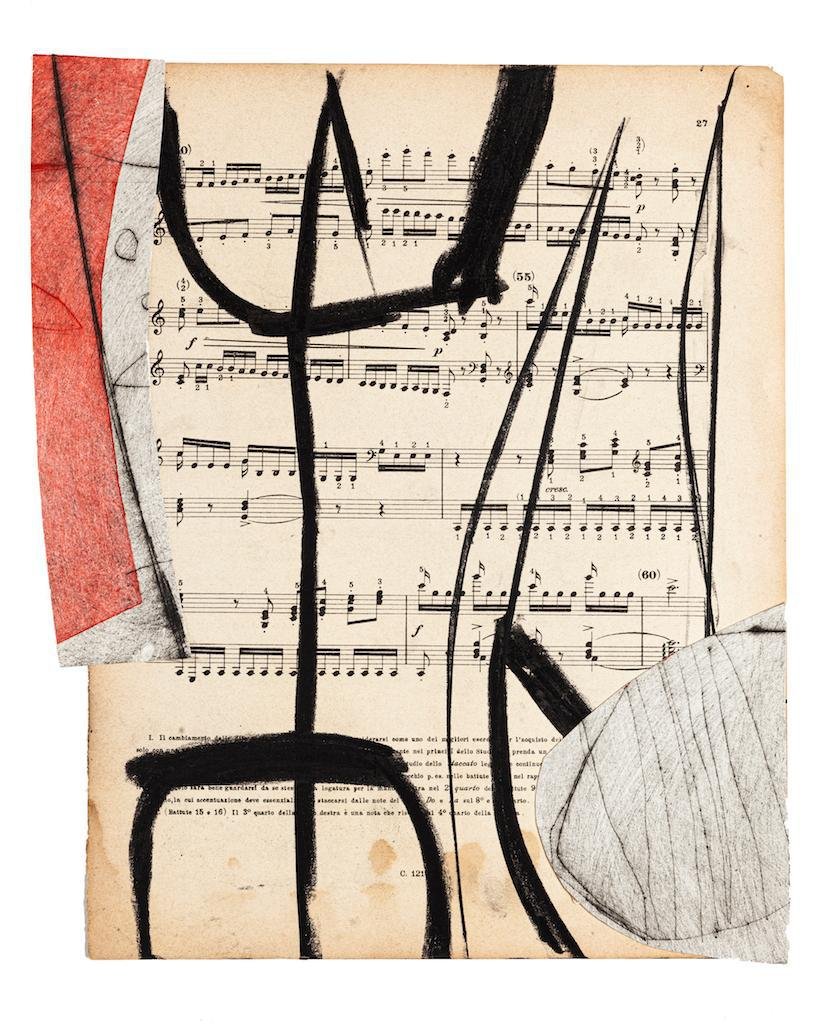 Musical Notes Mixed Media by Tommaso Cascella, 2009