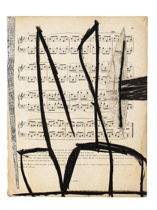 Musical Notes Mixed Media by Tommaso Cascella, 2009