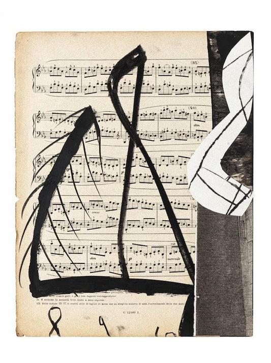 Musical Notes Mixed Media by Tommaso Cascella, 2009