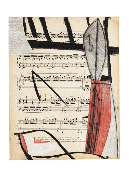 Musical Notes Mixed Media by Tommaso Cascella, 2009