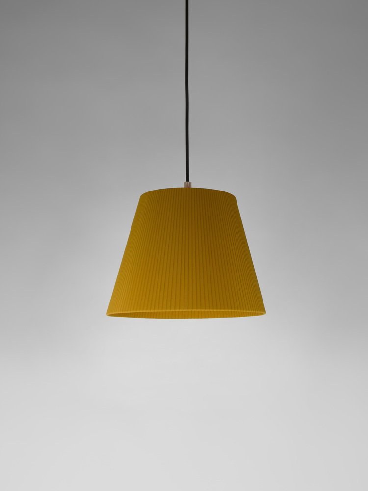 Mustard Sísísí Cónicas MT1 Pendant Lamp by Santa & Cole