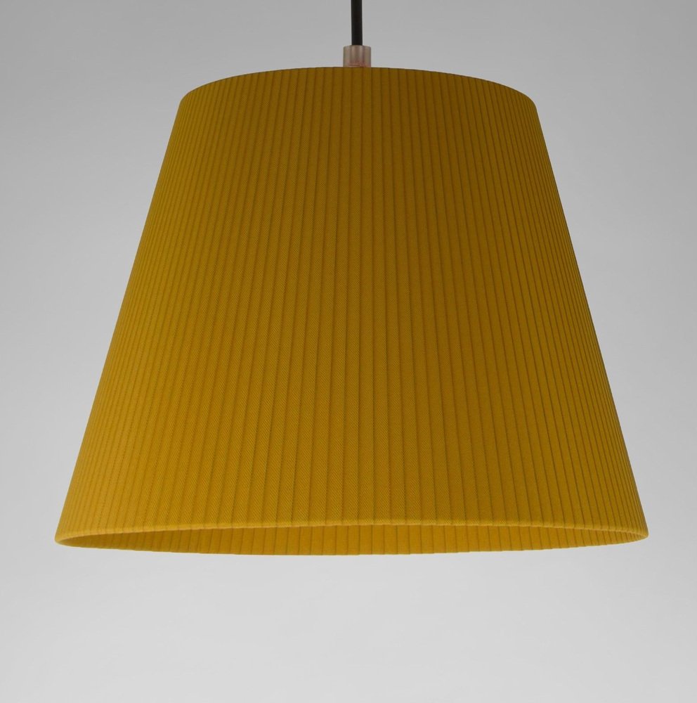 Mustard Sísísí Cónicas MT1 Pendant Lamp by Santa & Cole